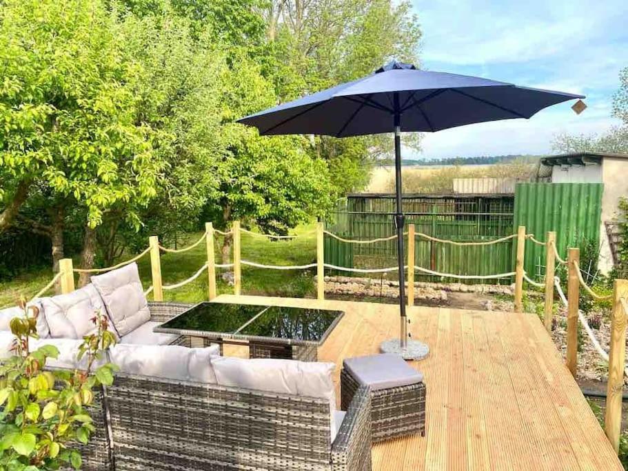 Ferienhaus Mit Wasserblick Auf Der Insel Usedom Krummin Eksteriør bilde